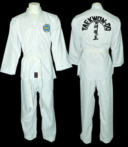 Omas ITF color belt uniform
