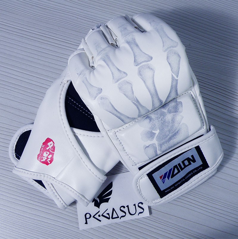 Wolon 'Ghost Hand' White MMA UFC Boxing Grappling Gloves
