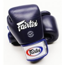 Fairtex Muay Thai/Boxing Gloves  BGV1 “TIGHT-FIT” Design. DARK BLUE