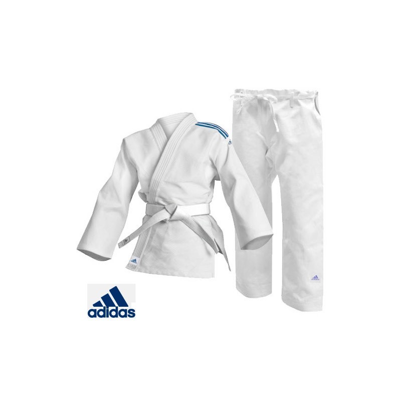 Adidas Judo Club - Brilliant white/blue Judo Gi Adidas Judo Club - Brilliant white/blue Judo Gi