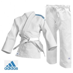 Adidas Judo Club - White/Solar Blue Judo Gi