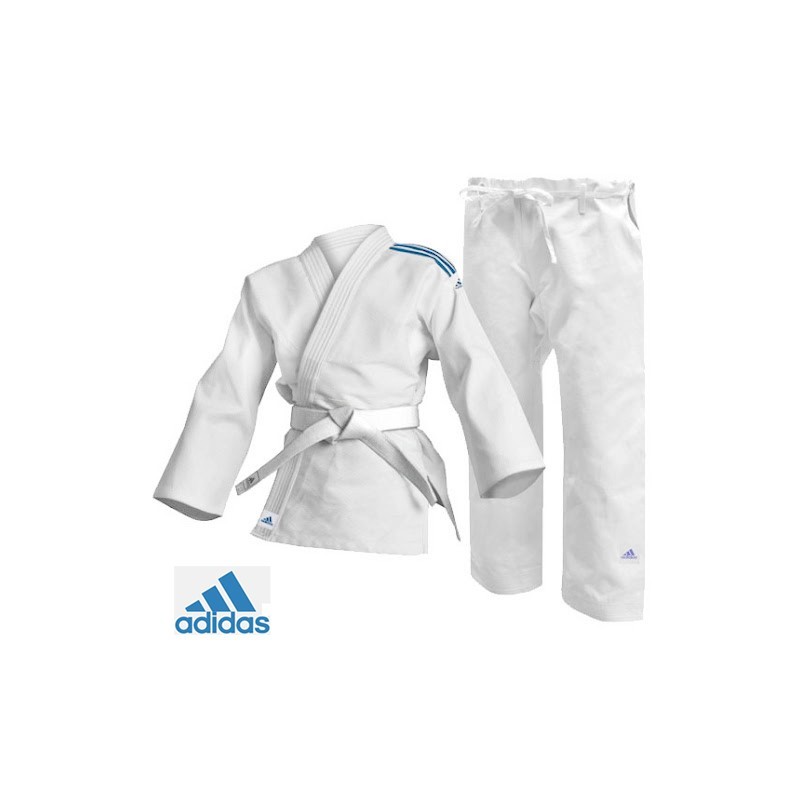 Adidas Judo Club - White/Solar Blue Judo Gi Adidas Judo Club - White/Solar Blue Judo Gi