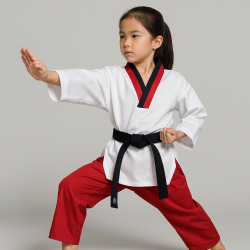 Junior Taekwondo Poomsae dobok - Golden Dragon