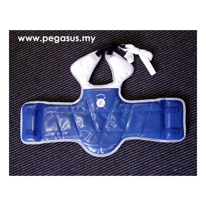 Oriental Reversible Taekwondo Body Protector – Red & Blue | P2302 Oriental Reversible Taekwondo Body Protector – Red & Blue | P2302