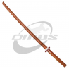 Red Oak Bokken 40” | Wooden Practice Sword with Tsuba for Martial Arts
