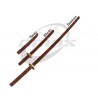 Red Oak Bokken 40” | Wooden Practice Sword with Tsuba for Martial Arts