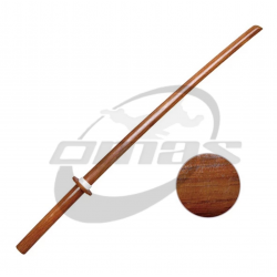 Red Oak Bokken 40” | Wooden Practice Sword with Tsuba for Martial Arts