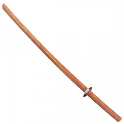 High-Quality Red Oak Bokken 40” | Wooden Practice Sword with Tsuba