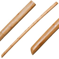 White Beech Bokken 40” | Compressed Bamboo Wooden Katana Trainer