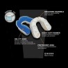 WACOKU A+ Gel Mouthguard PE3022B | Dual-Layer Custom Fit for Martial Arts