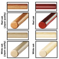 Red Oak Jo Japan Quality TW4018B | 127cm Hardwood Staff for Advanced Kata