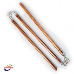 Sanchaku TW4005 | 3-Section Hardwood Staff for Martial Arts Weapon Training