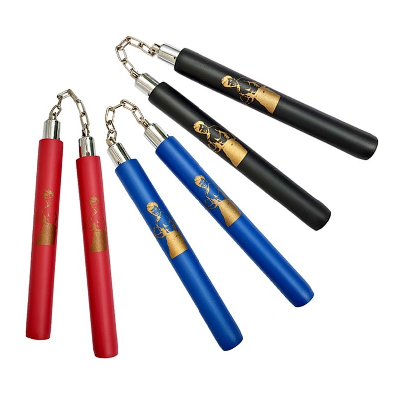 TW4007AB Bruce Lee Foam Nunchaku | 185 g Ball-Bearing Training Weapon for Beginners TW4007AB Bruce Lee Foam Nunchaku | 185 g Ball-Bearing Training Weapon for Beginners