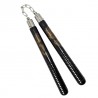 TW4009A Wooden Nunchaku with Ball Bearing | 12" Dragon Design Martial Arts Weapon