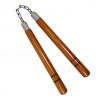 TW4009B Wooden Nunchaku with Ball Bearing | 12" Hardwood Martial Arts Weapon