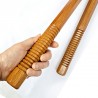 TW4009C Octagon Wooden Nunchaku | 12" Ball-Bearing Martial Arts Weapon