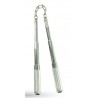 TW4010 Retrievable Chrome Nunchaku | Compact Martial Arts Weapon with Storage Bag