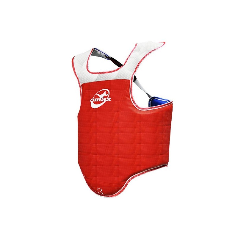 OMAS Reversible Body Protector PE3010A – Red/Blue Chest Gear