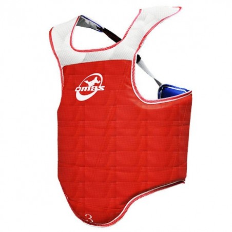 OMAS Reversible Body Protector PE3010A – Red/Blue Chest Gear
