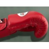 TWINS SPECIAL BGVL3 Red Boxing Gloves – 100% Leather, Velcro Wrist Strap, Training & Fight Ready