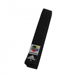 ADIDAS WKF Black Belt – Certified Karate Belt for International Competitions | Pegasus.my