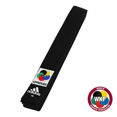 ADIDAS WKF Black Belt – Certified Karate Belt for International Competitions | Pegasus.my