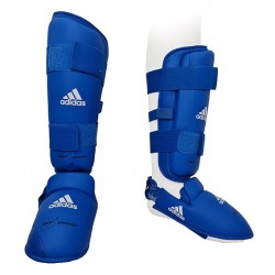 Adidas WKF Shin & Instep Guard – Full-Length Protection for Karate