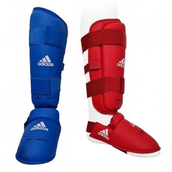Adidas WKF Shin & Instep Guard – Full-Length Protection for Karate