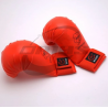 WACOKU WKF Kumite Gloves – PU Leather Mitts for Karate Competition
