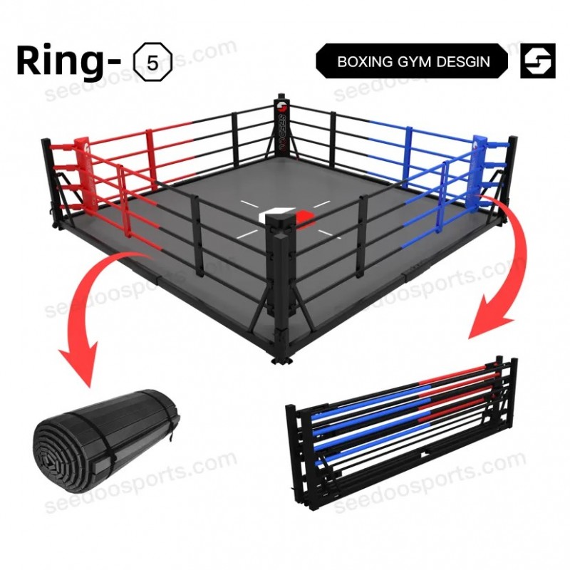 5x5M Foldable Boxing Ring