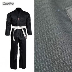 Premium OMAS V-Neck Silat Uniform AB1008V – CoolPro Cotton, Free White Belt