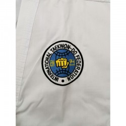 ITF Taekwondo White Collar Uniform for Colour Belt Practitioners – Pegasus.my
