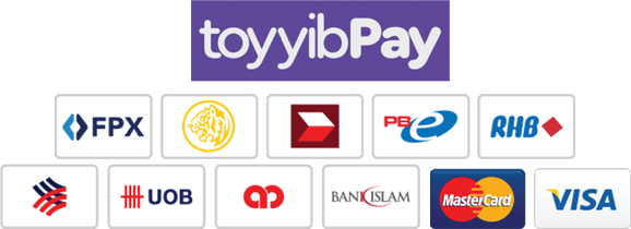 Secure payment with Toyyibpay